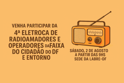 Prepare-se para um dia incrível de trocas de equipamentos, conhecimento e amizade!