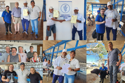 Os participantes doaram 1 kg de alimento não perecível
